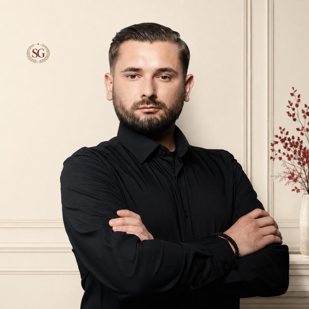 Stefan Gogovic, Inhaber von SG Glas- & Gebäudereinigung, Hamburg